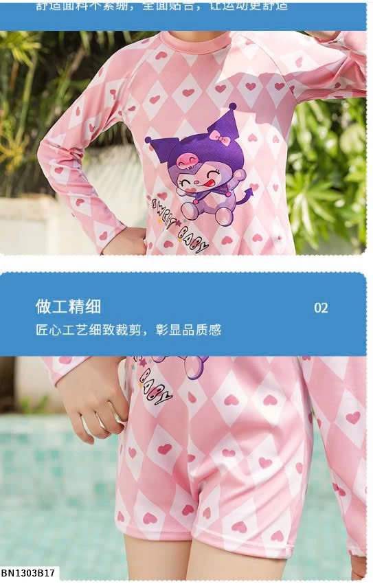 ĐỒ BƠI KUROMI CHO BÉ