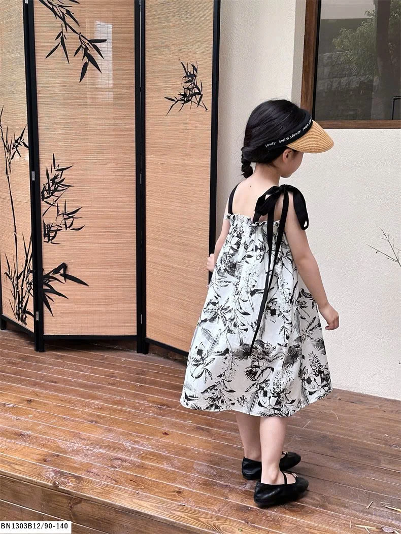 ĐẦM 2 DÂY HỌA TIẾT HOA LÁ