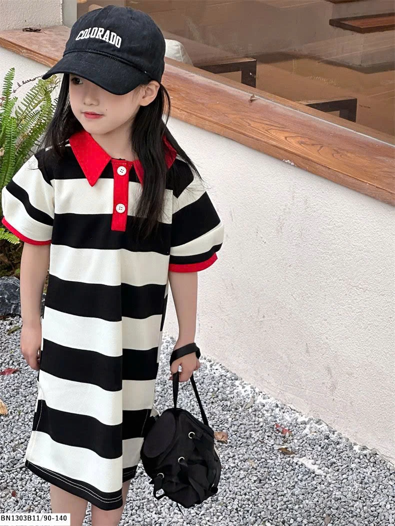 ĐẦM POLO BÉ GÁI KẺ NGANG