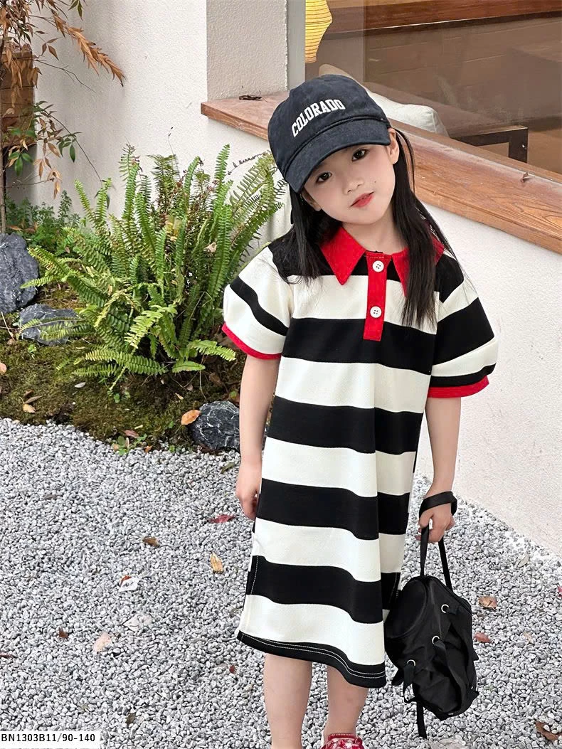ĐẦM POLO BÉ GÁI KẺ NGANG