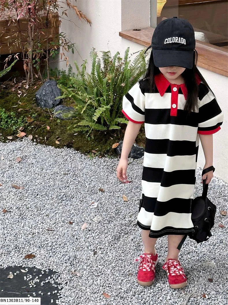 ĐẦM POLO BÉ GÁI KẺ NGANG