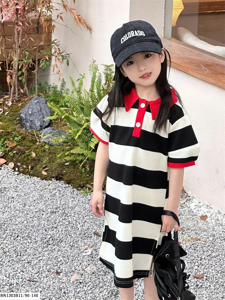 ĐẦM POLO BÉ GÁI KẺ NGANG