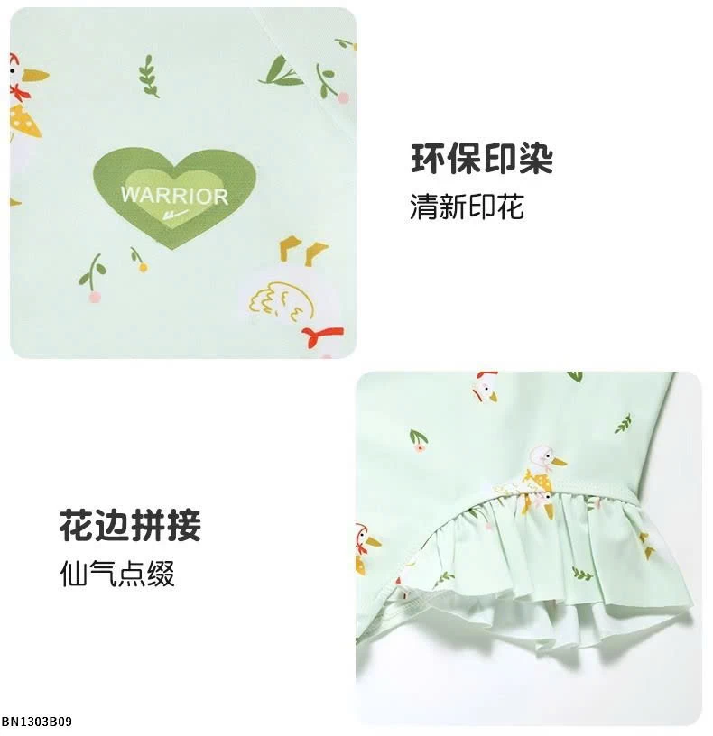 ÁO BƠI HOA BÉ GÁI