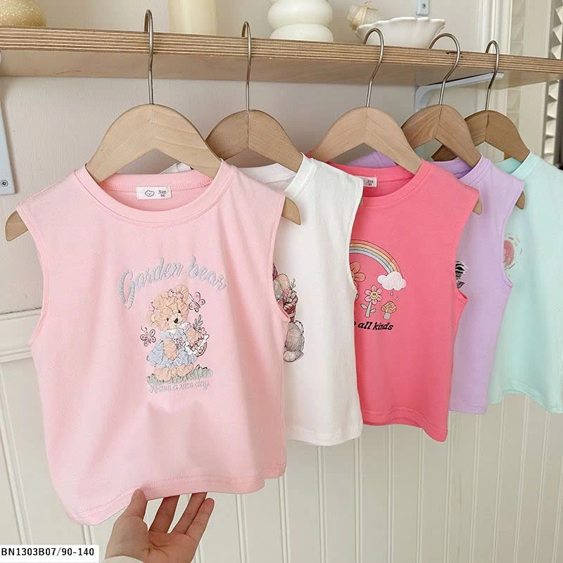 ÁO SÁT NÁCH BÉ GÁI IN HÌNH THỎ