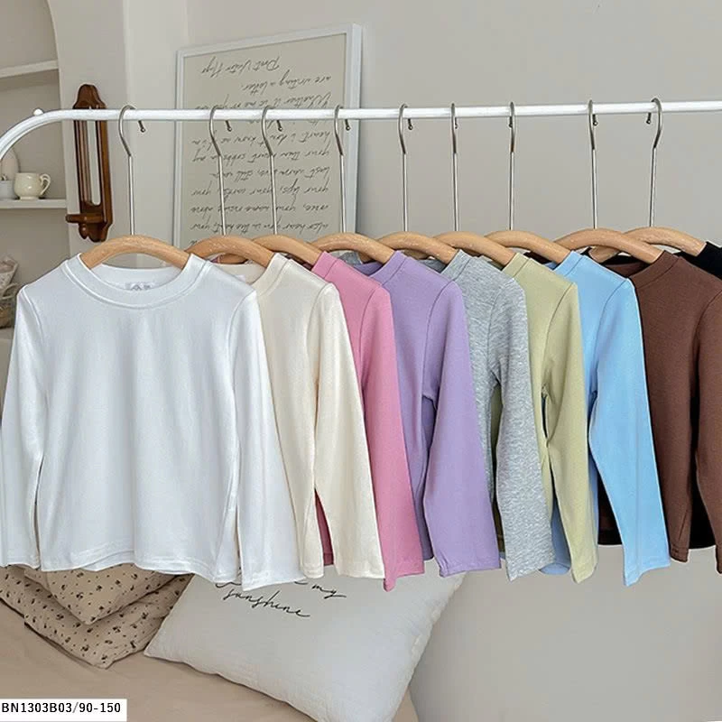 ÁO THUN TRƠN MÀU DÀI TAY