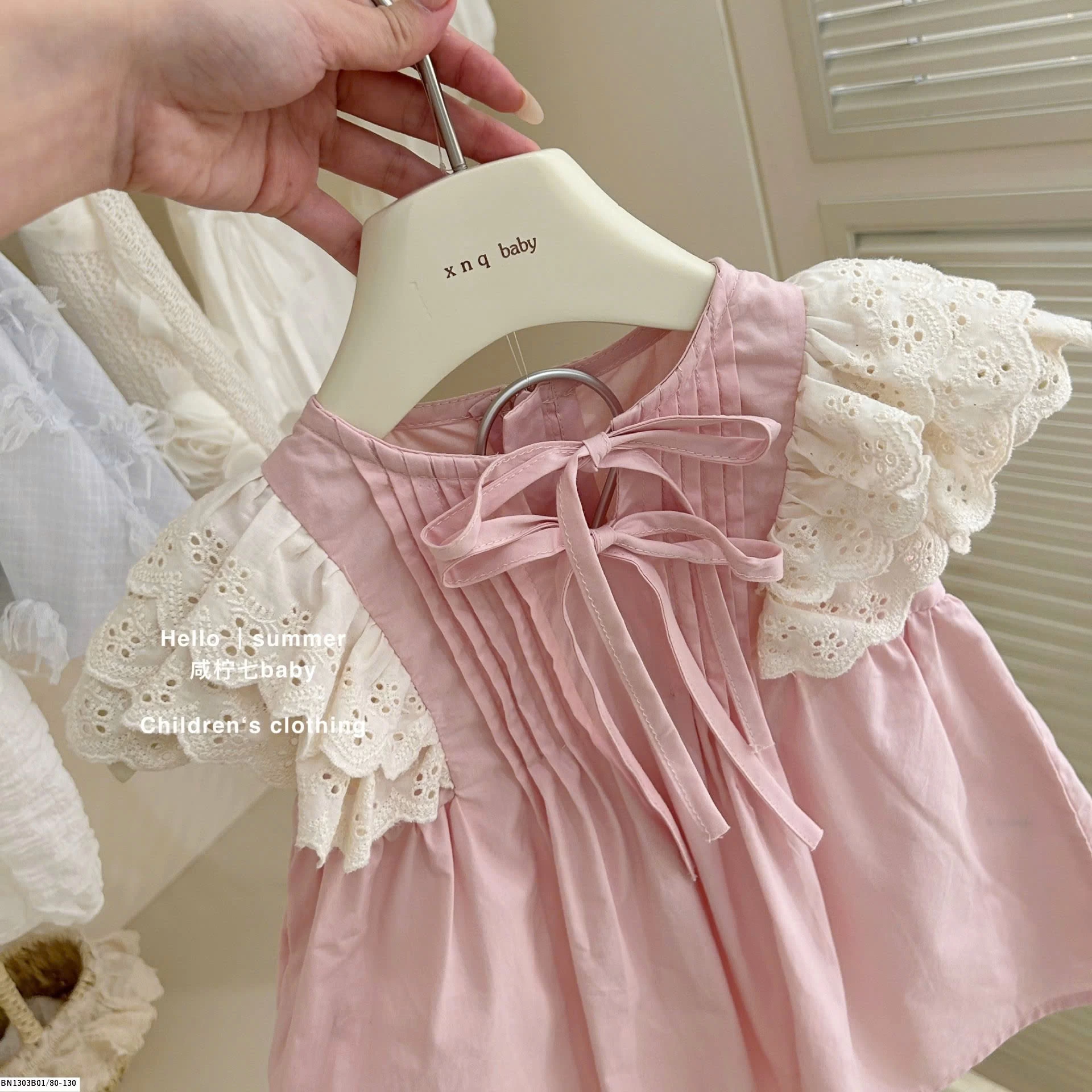VÁY HỒNG CÁNH TIÊN BABYDOLL