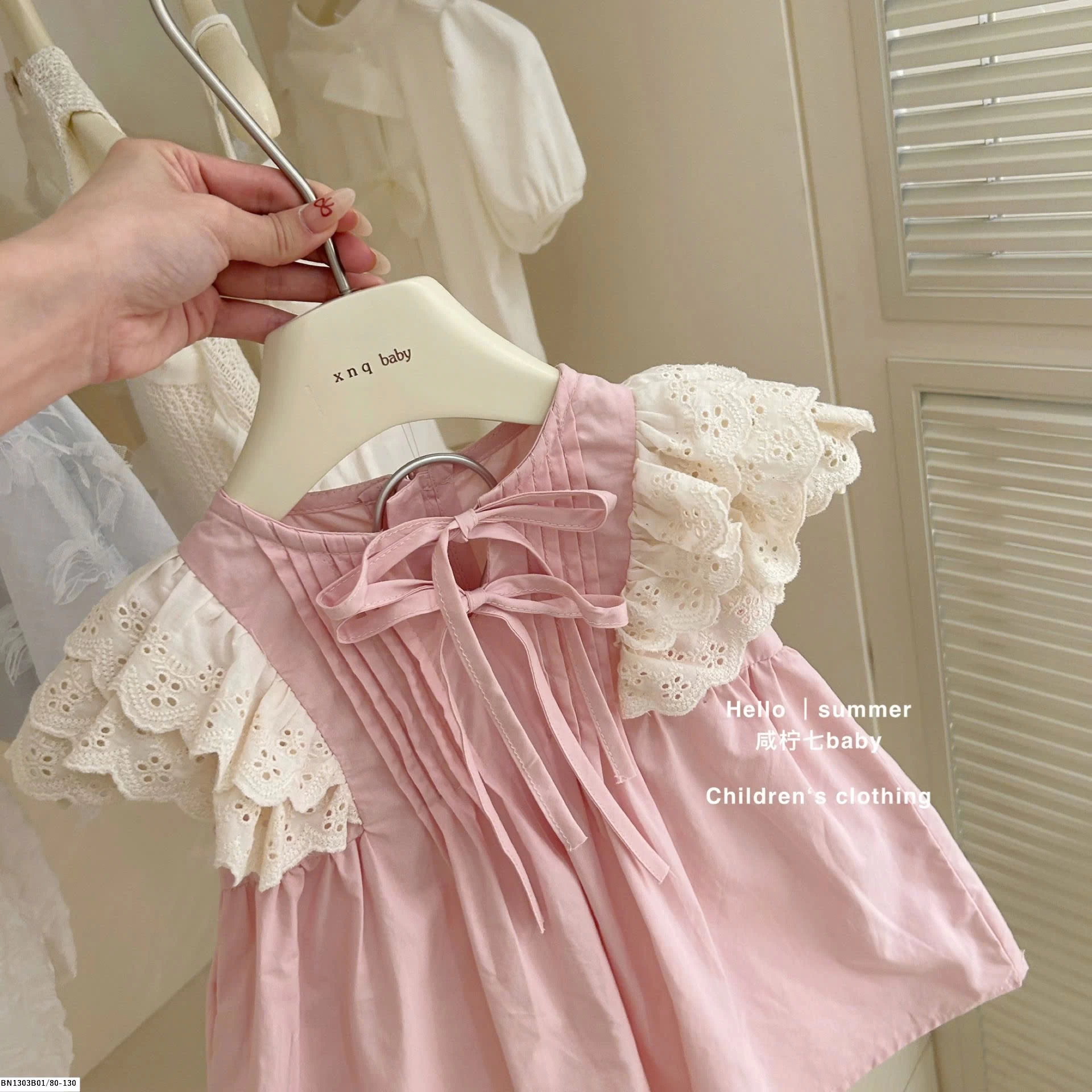 VÁY HỒNG CÁNH TIÊN BABYDOLL