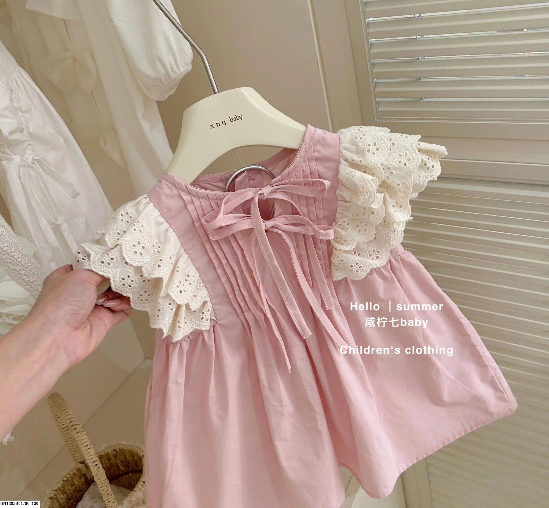 VÁY HỒNG CÁNH TIÊN BABYDOLL