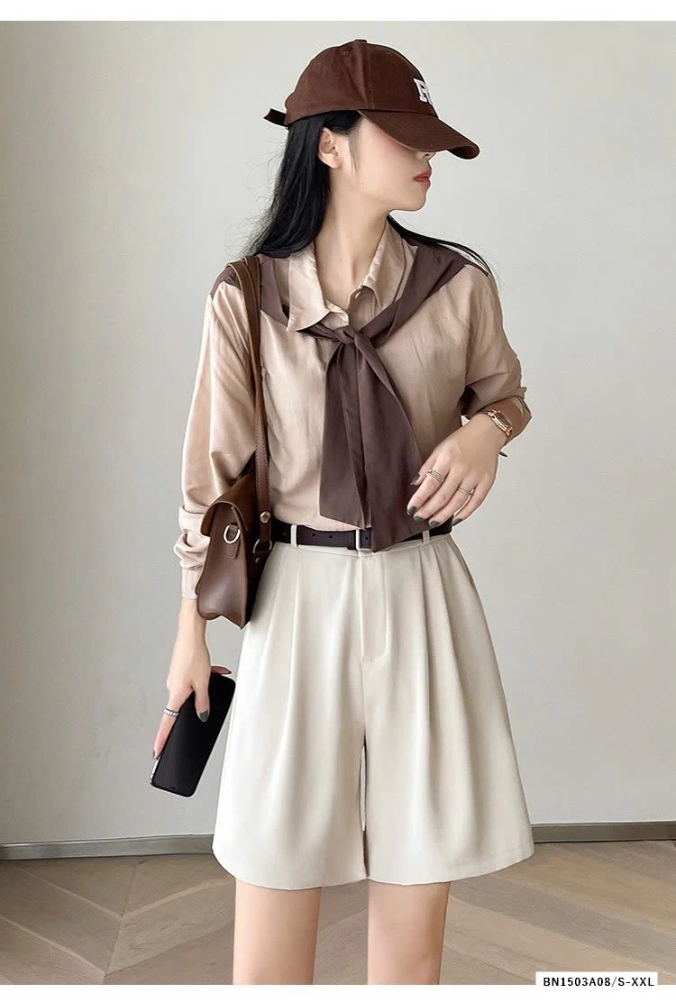 SHORT VẢI CẠP CÚC NỮ