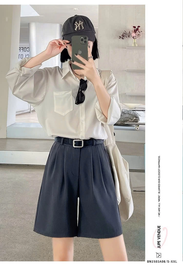 SHORT VẢI CẠP CÚC NỮ