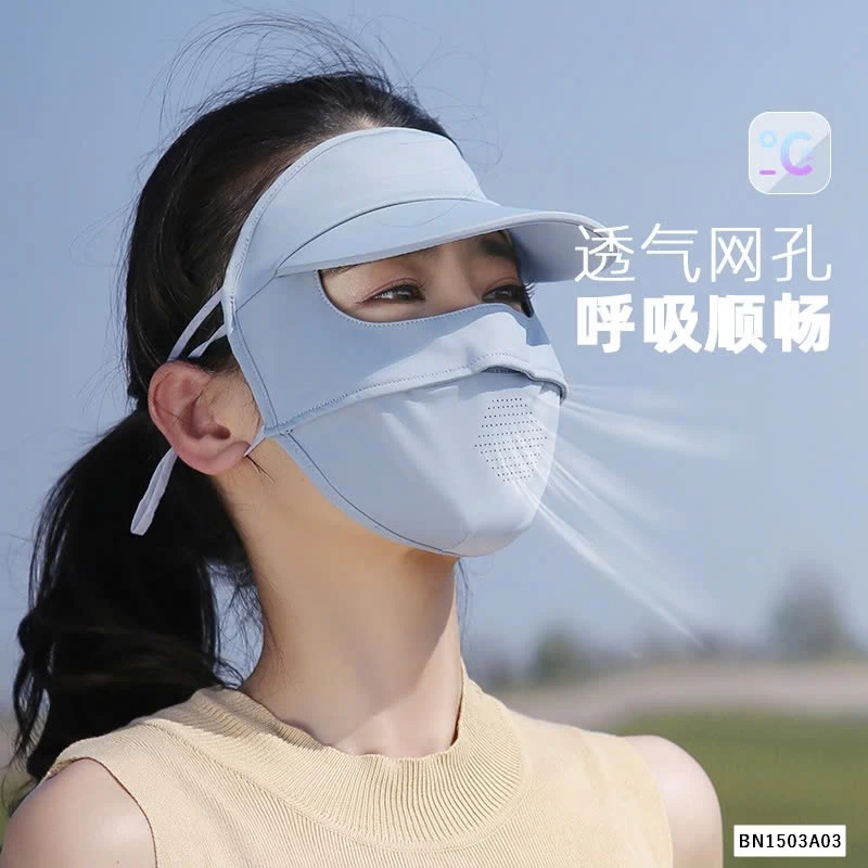 KHẨU TRANG CẢ MẶT CÓ TÁN CHE