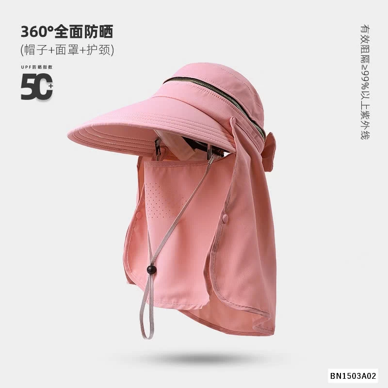 MŨ CHỐNG NẮNG KÈM KHẨU TRANG