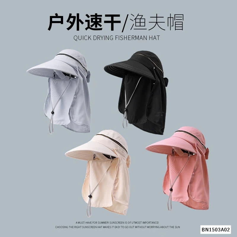 MŨ CHỐNG NẮNG KÈM KHẨU TRANG