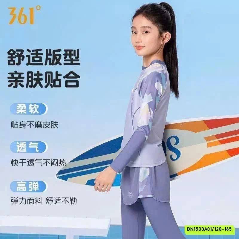 BỘ BƠI DÀI TAY BÉ GÁI 361