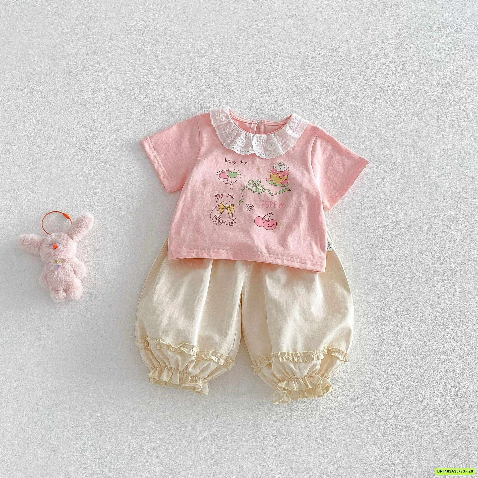 ÁO CỔ SEN DỄ THƯƠNG MIX QUẦN BOM