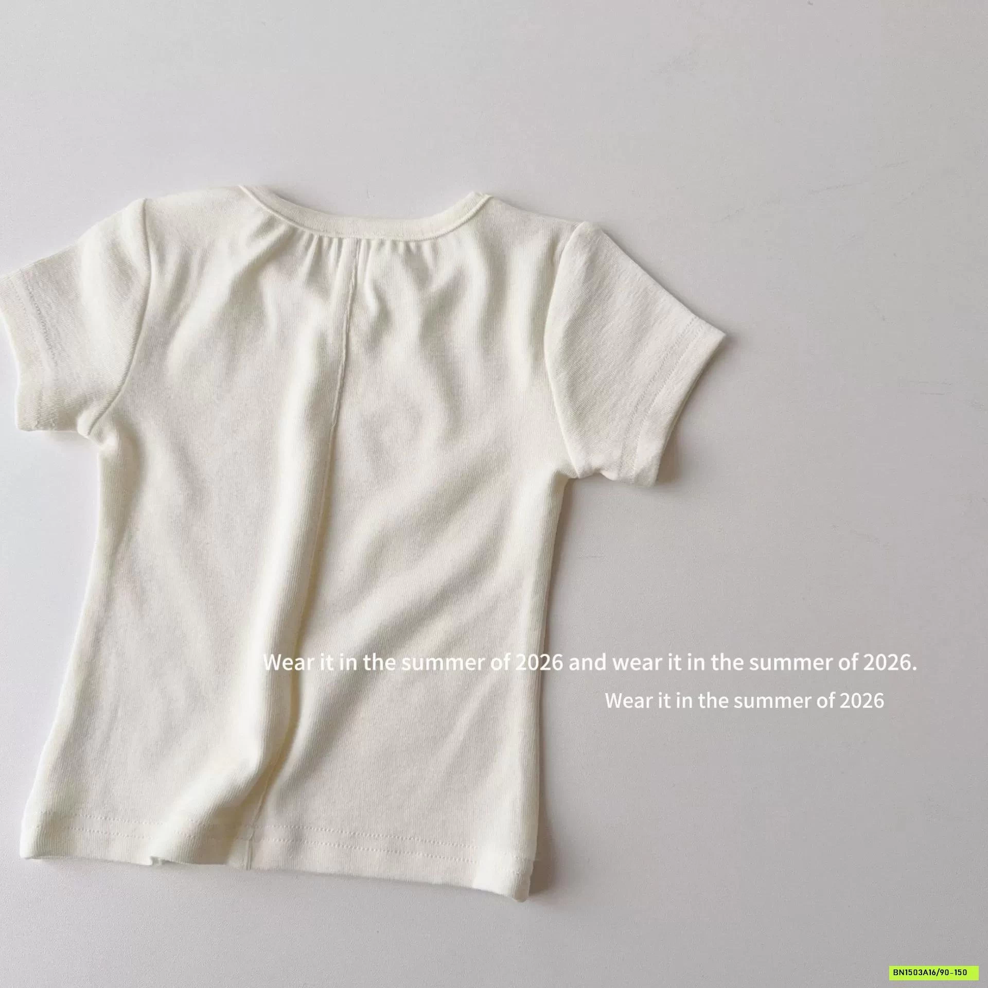 ÁO THUN GIẤY CỔ TRÒN T&QKIDS