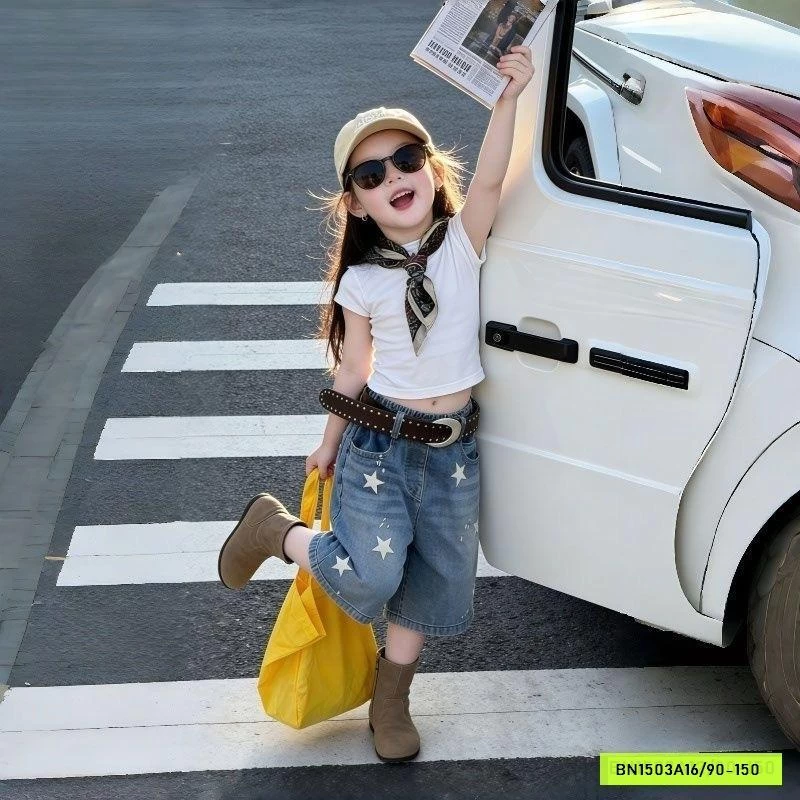 ÁO THUN GIẤY CỔ TRÒN T&QKIDS