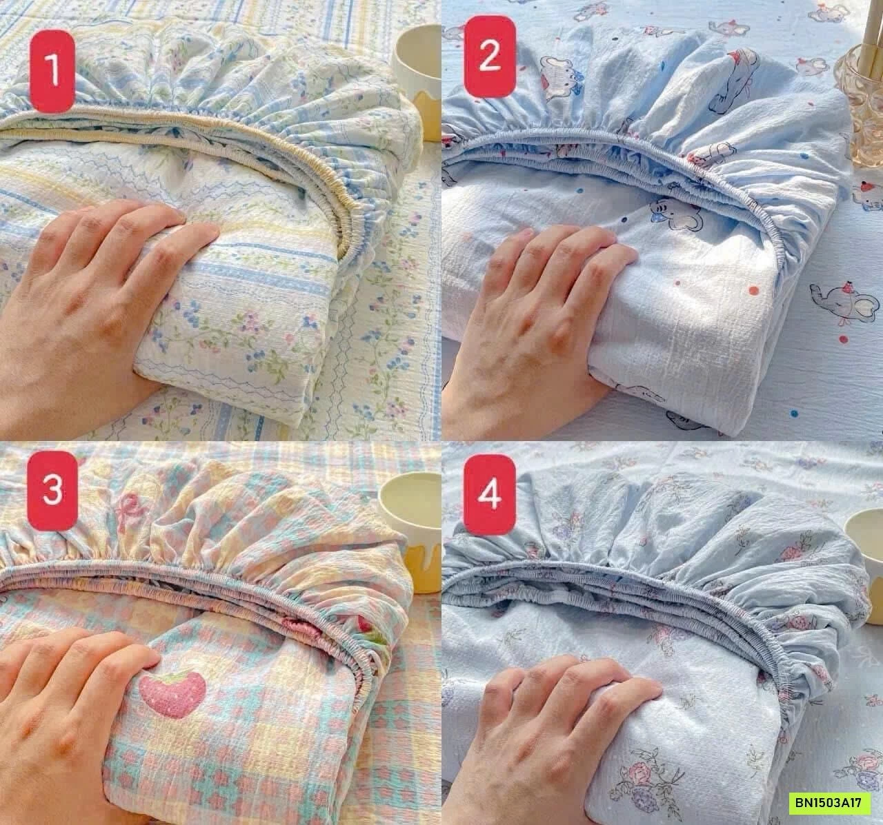 SET GA + GỐI COTTON