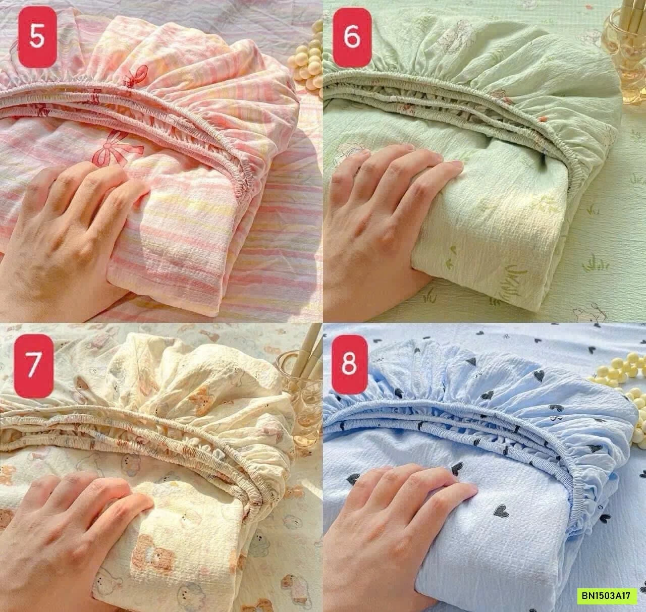 SET GA + GỐI COTTON