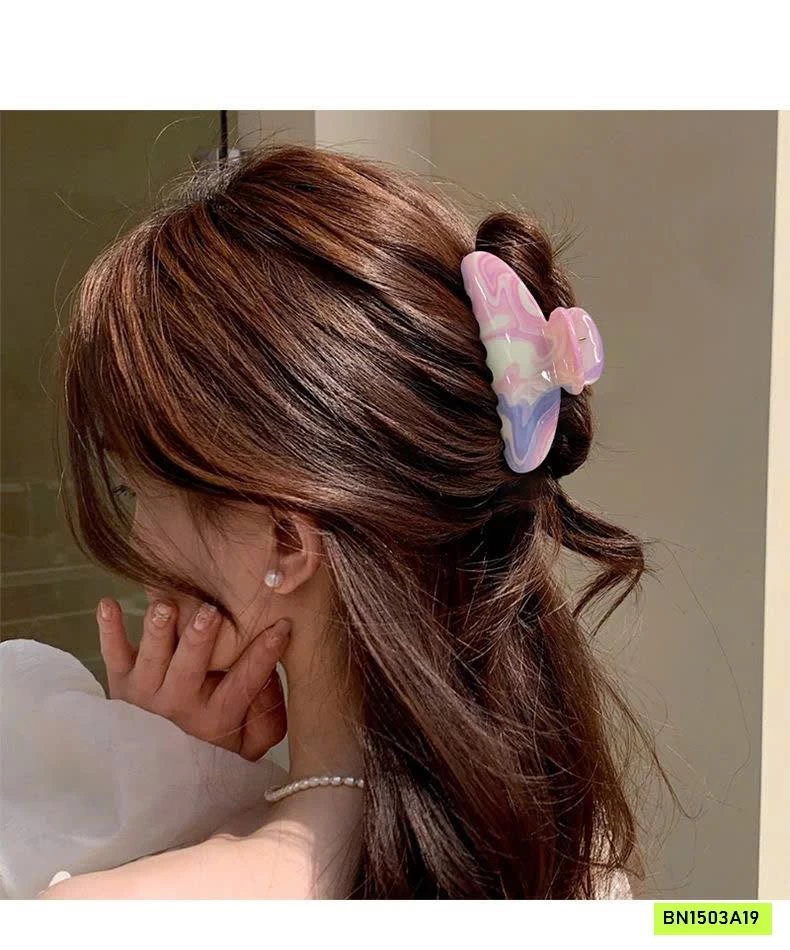 SET 3 KẸP TÓC VÂN MÂY PASTEL