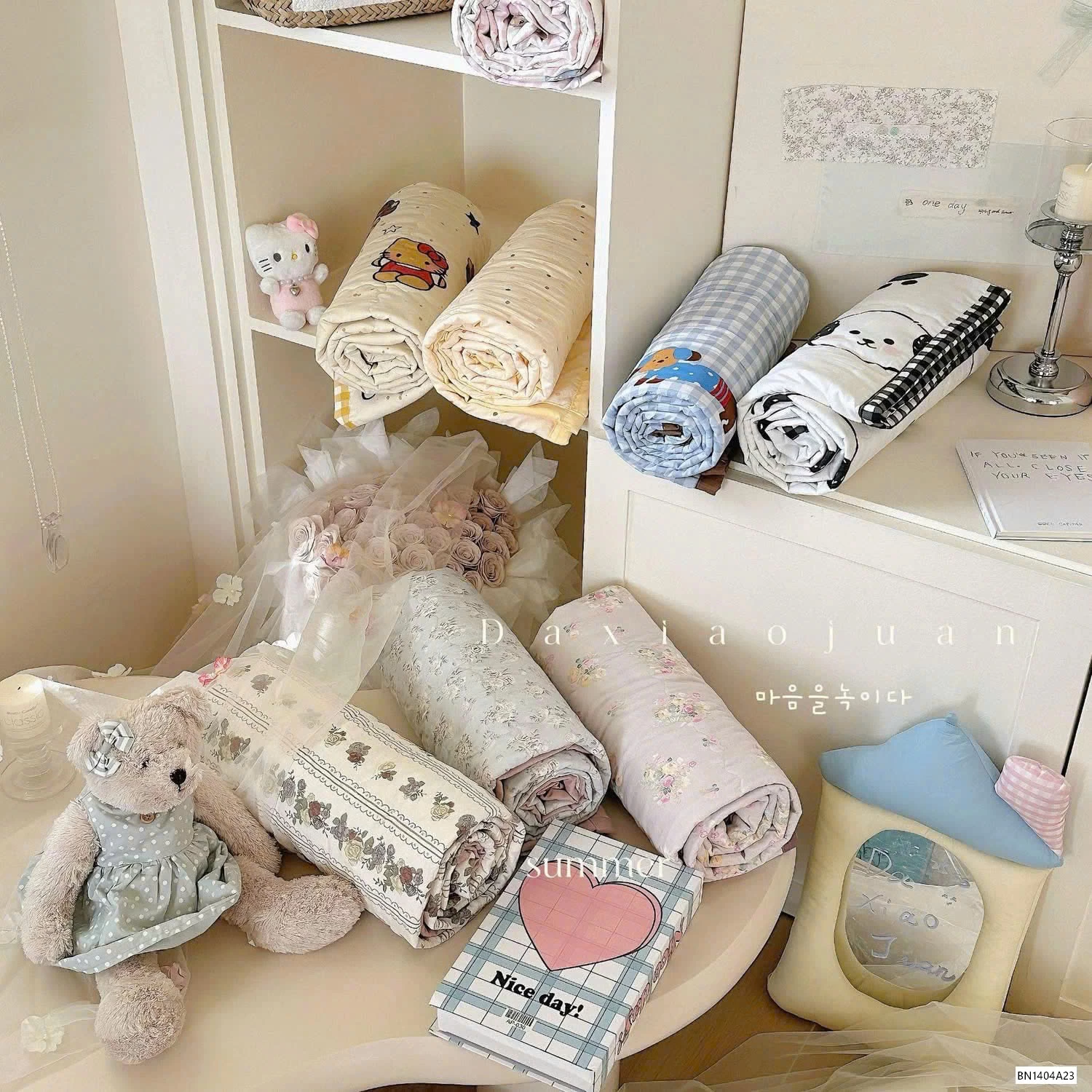 CHĂN ĐẬU NÀNH HOẠ TIẾT VINTAGE