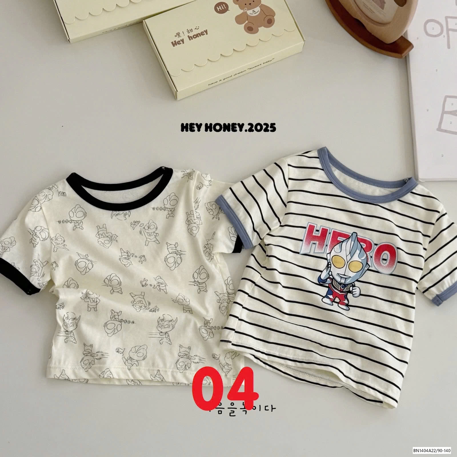 SÉT 2 ÁO COTTON GIẤY HONEY