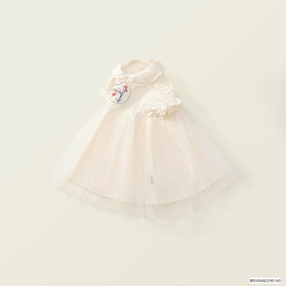 ĐẦM CỔ SEN TAY BỒNG PREMIUM