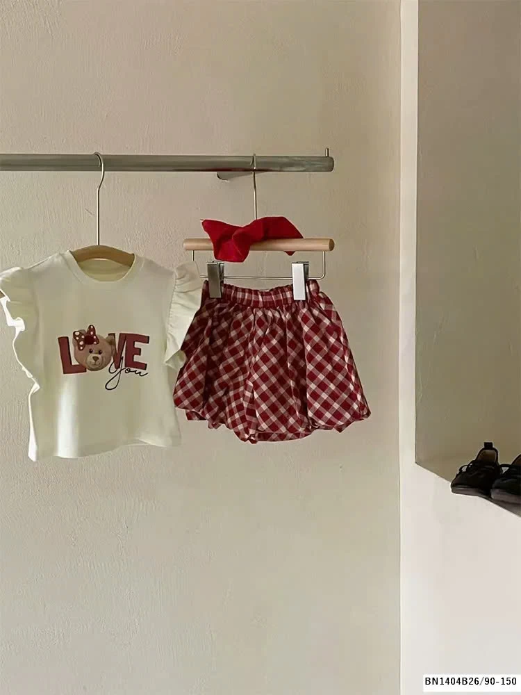 SÉT ÁO THUN GẤU CÁNH TIÊN MIX CV CARO