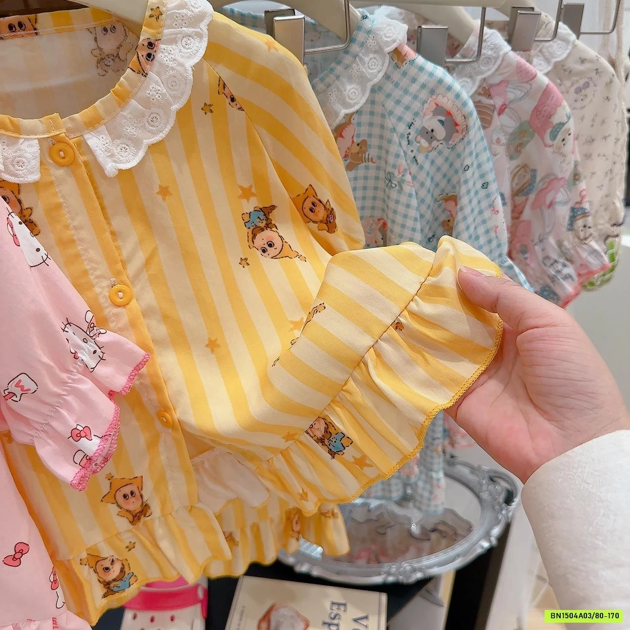 BỘ LANH BÁNH BÈO HỌA TIẾT DỄ THƯƠNG