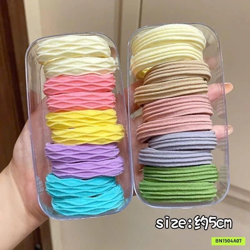 SET 60 DÂY BUỘC TÓC SẮC MÀU