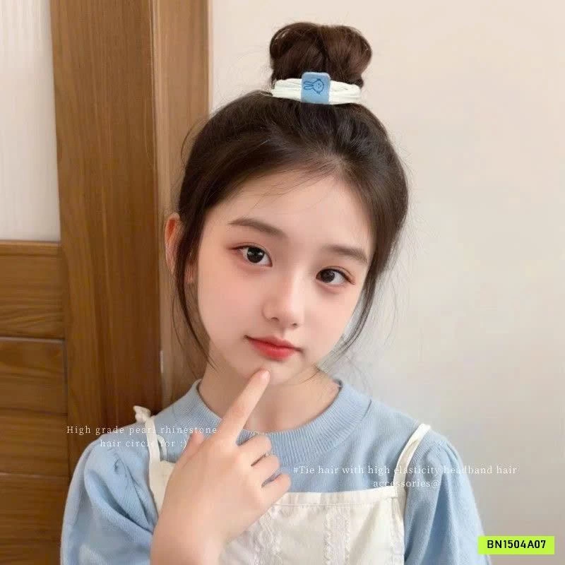 SET 60 DÂY BUỘC TÓC SẮC MÀU