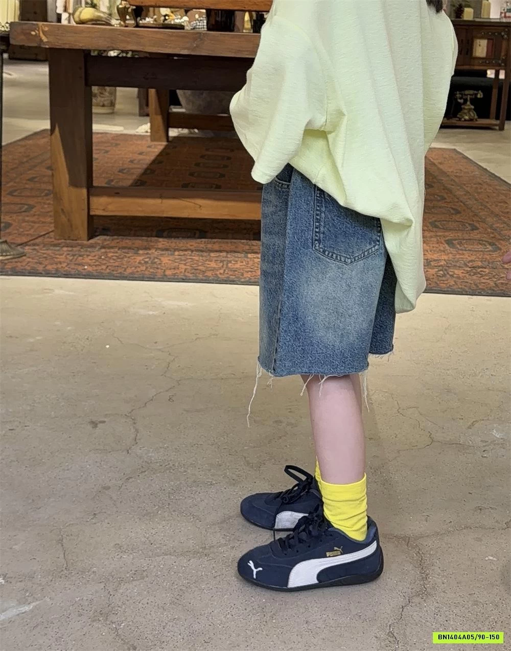 SHORT JEANS KO VIỀN GẤU XDJ