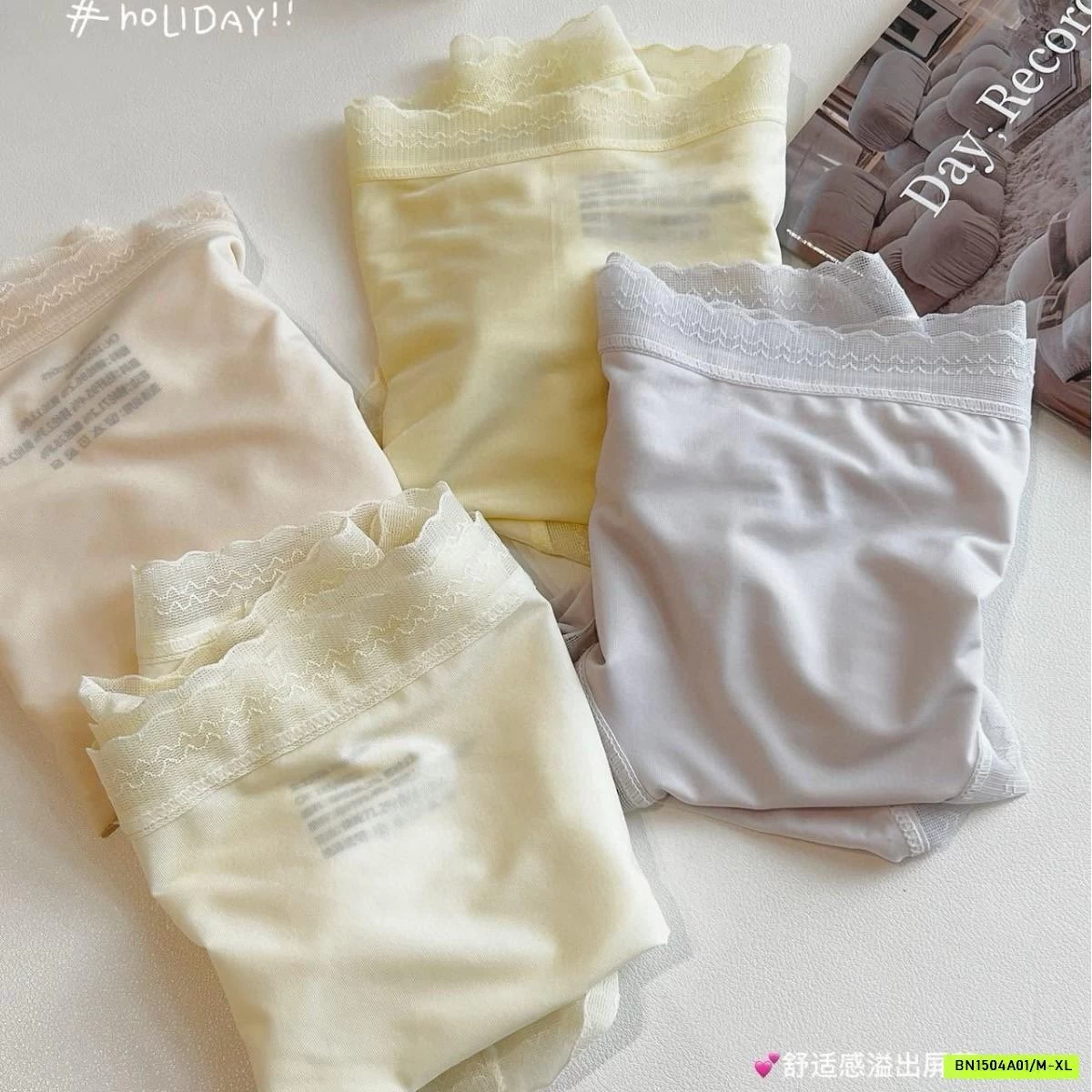 HỘP 6 CHIP BĂNG LỤA VIỀN REN BANAPRO