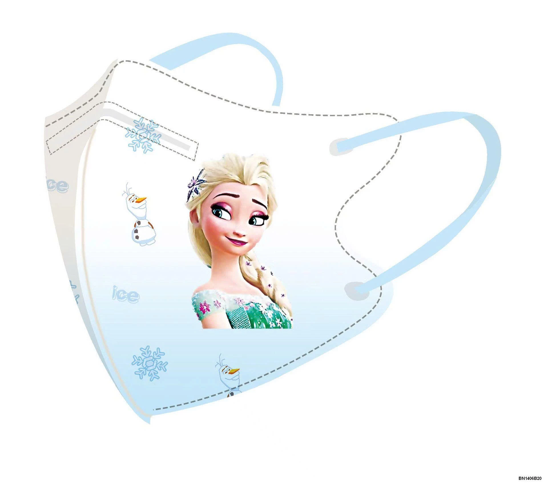 SÉT 50 KHẨU TRANG CỐNG CHÚA ELSA