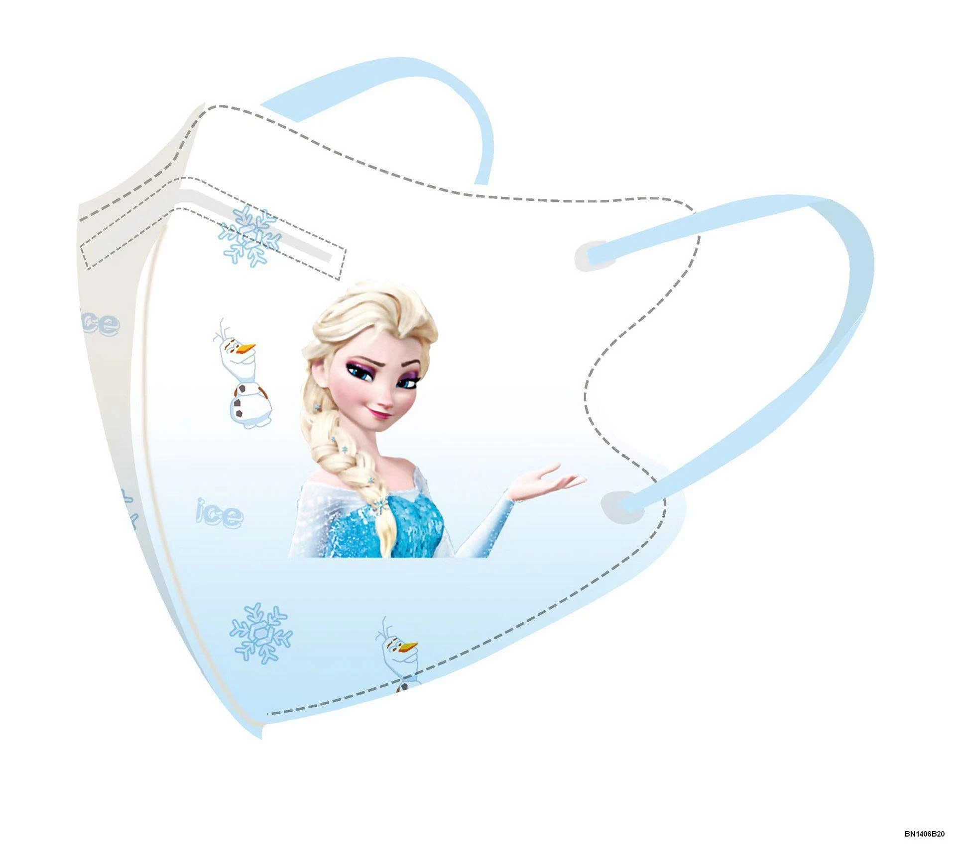 SÉT 50 KHẨU TRANG CỐNG CHÚA ELSA