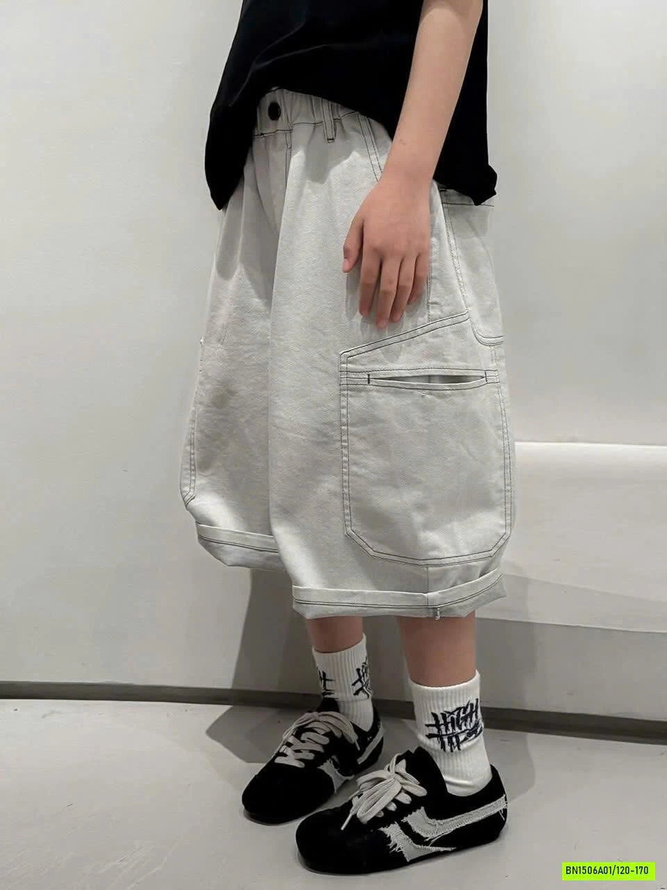 JEANS LỠ TÚI NGANG SZ ĐẠI