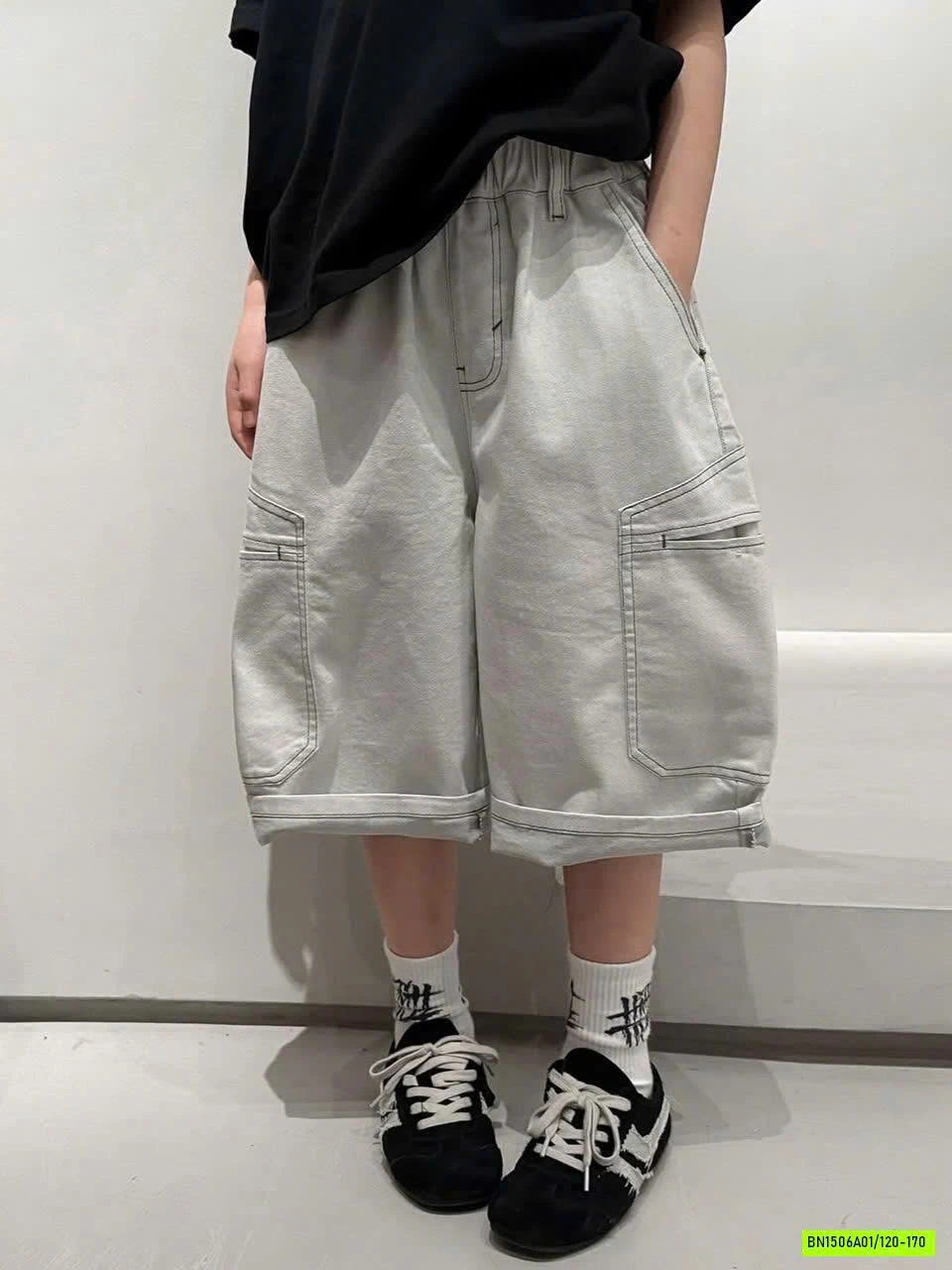 JEANS LỠ TÚI NGANG SZ ĐẠI