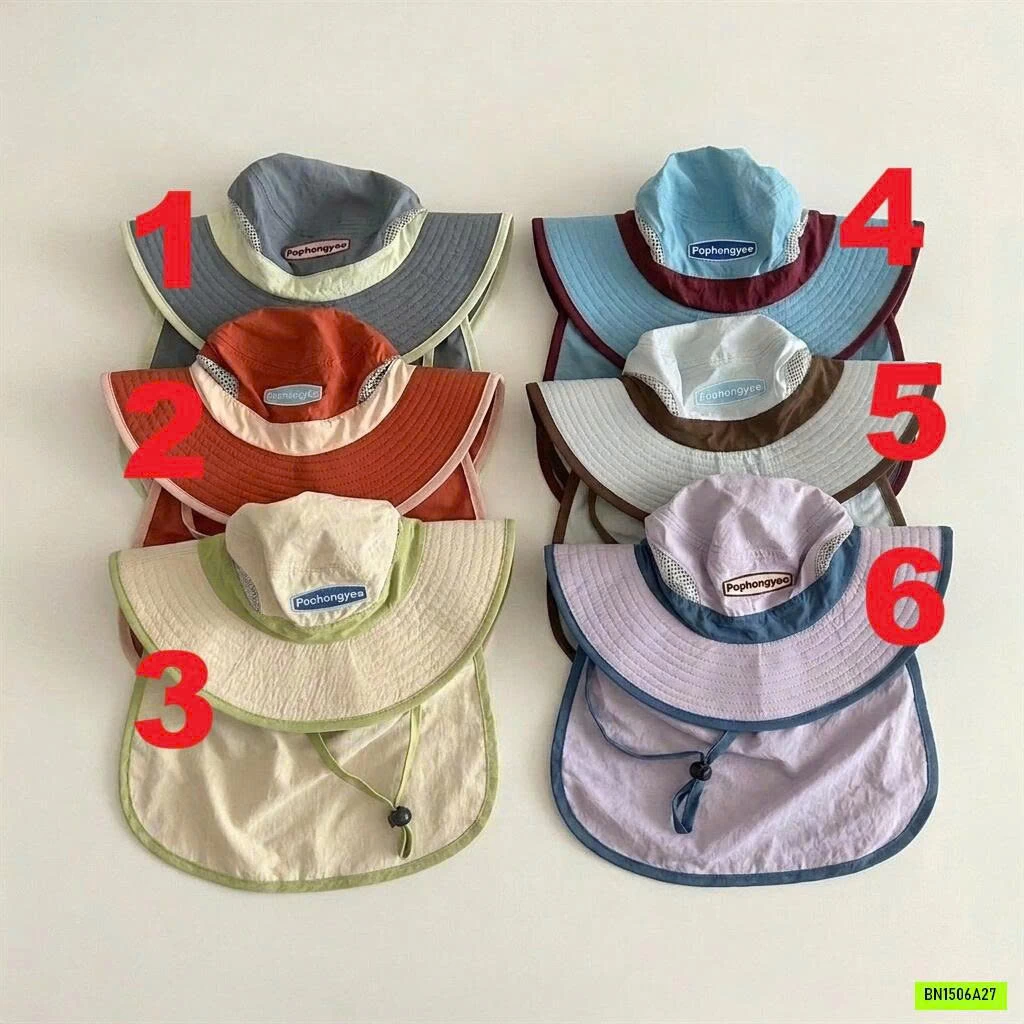 MŨ BÈO GIÓ CHỐNG NẮNG PHỐI VIỀN