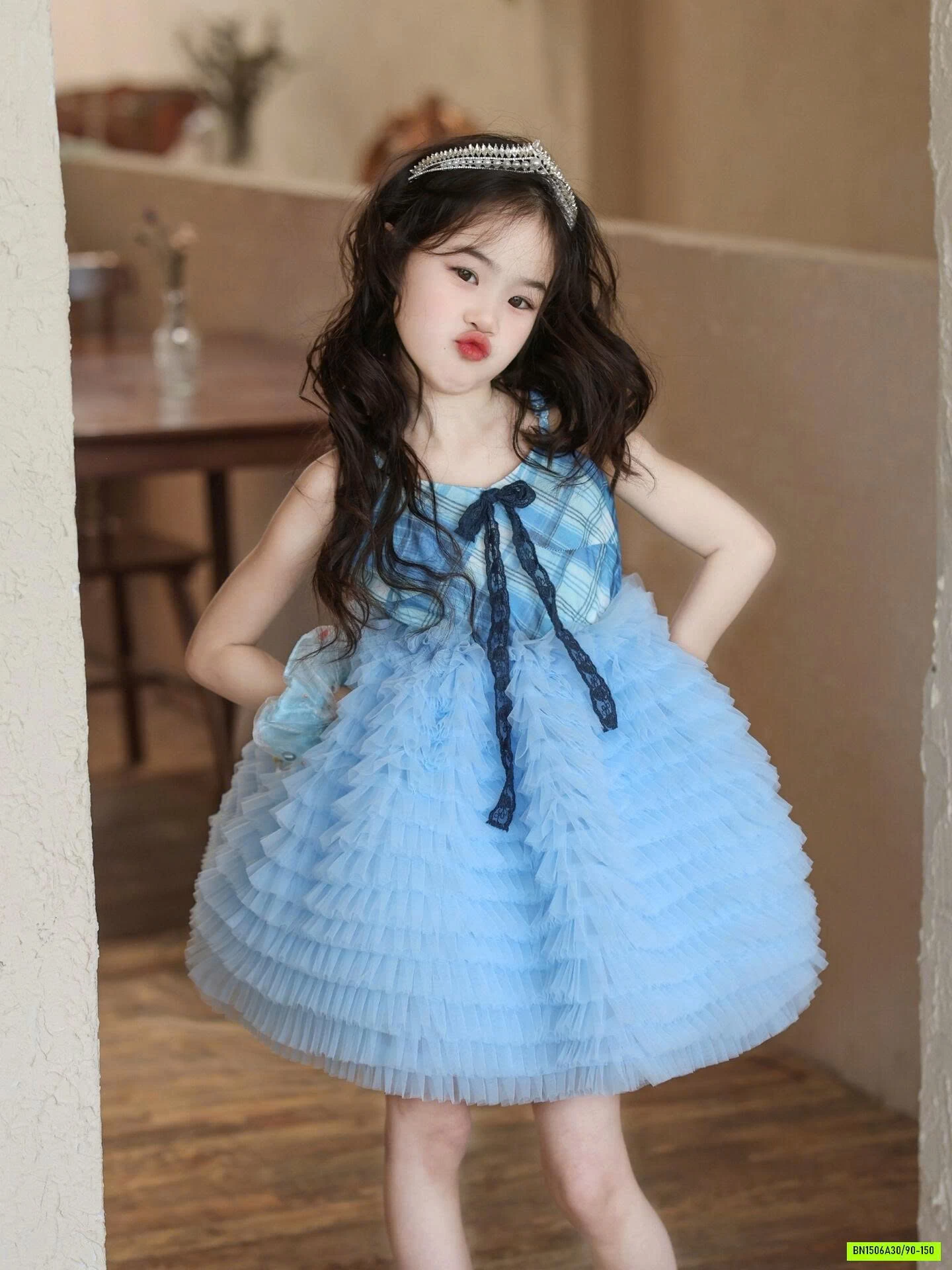 ĐẦM CÔNG CHÚA XANH PHỐI CV TUTU CAO CẤP