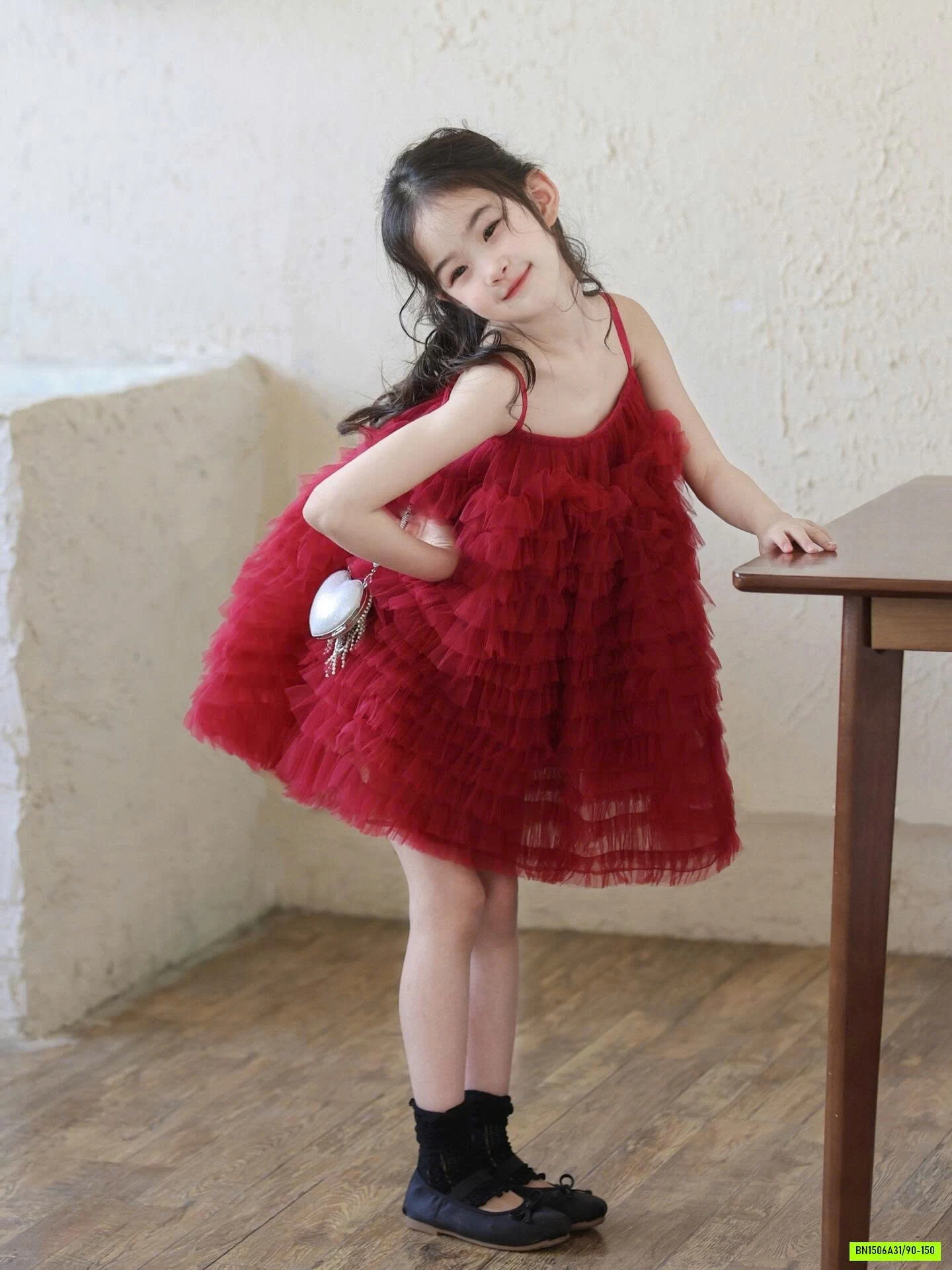 ĐẦM 2 DÂY TUTU ĐỎ CAO CẤP