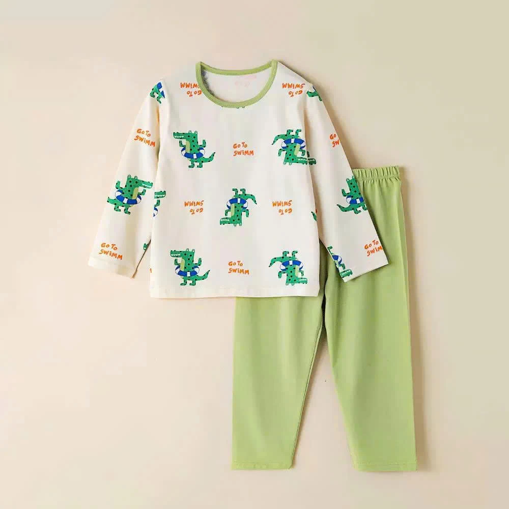 BỘ MẶC NHÀ COTTON A CHUẨN CHO BÉ