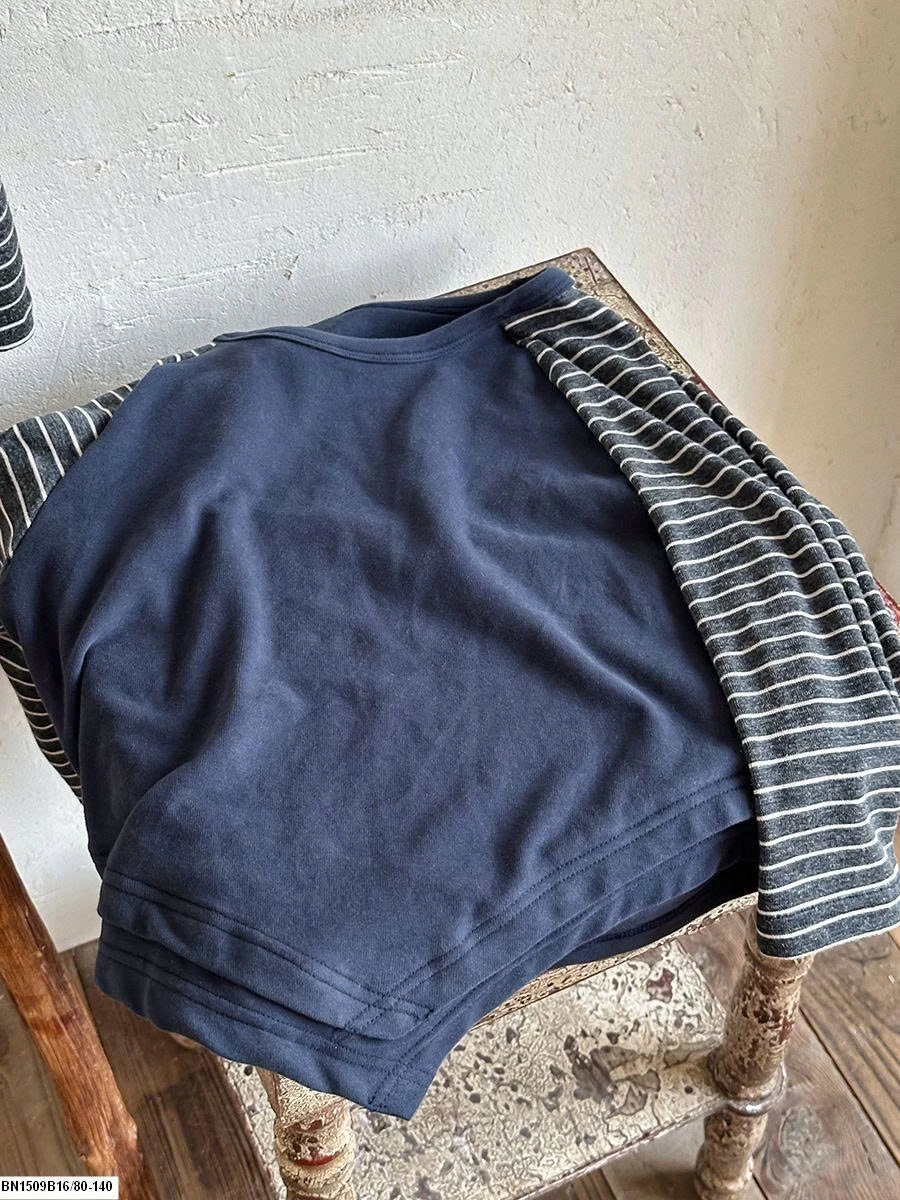 ÁO DÀI TAY PHỐI KẺ VẠT CHÉO