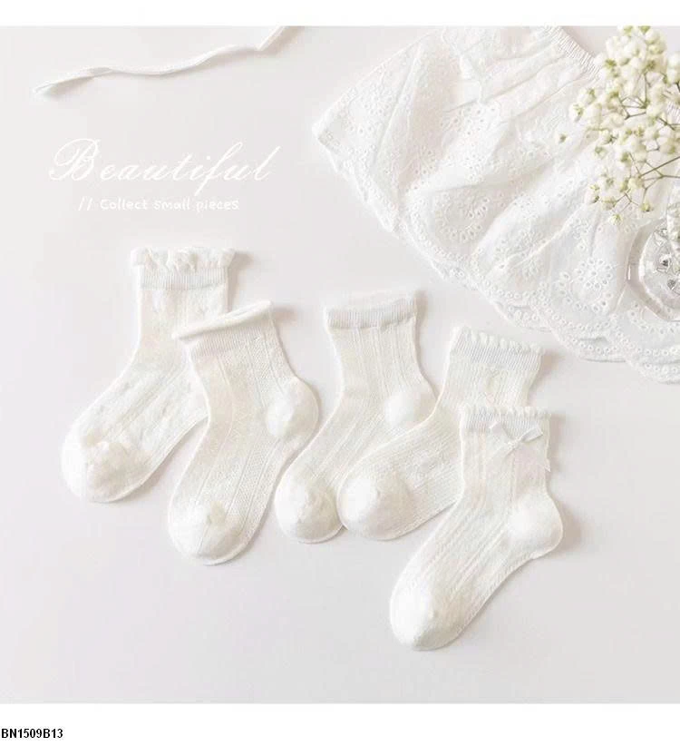 SÉT 5Đ TẤT TRẮNG TIỂU THƯ