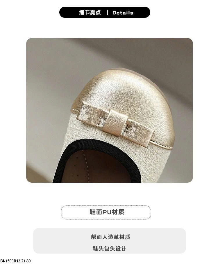 GIÀY BB PHỐI MŨI NƠ BG