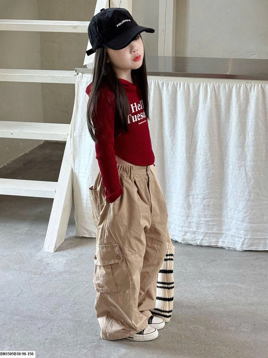 ÁO CROPTOP LIỀN MŨ IN CHỮ HELLO