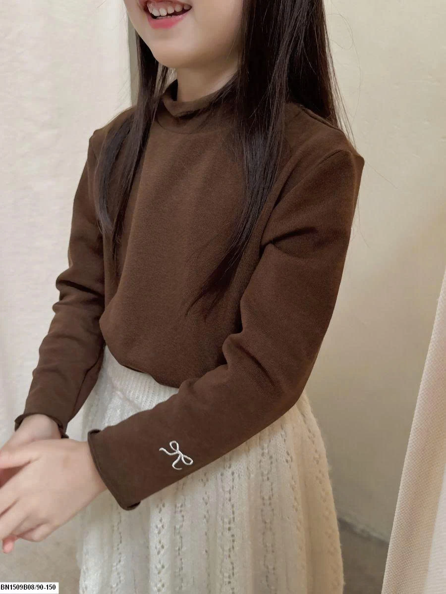 ÁO GIỮ NHIỆT TAY THÊU NƠ