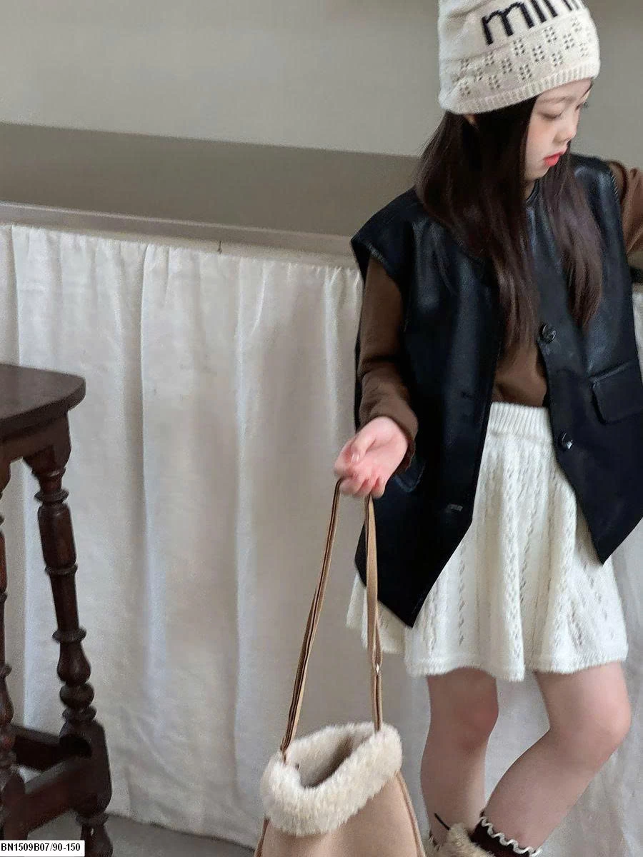 VÁY LEN DỆT KIM DÁNG CHỮ A