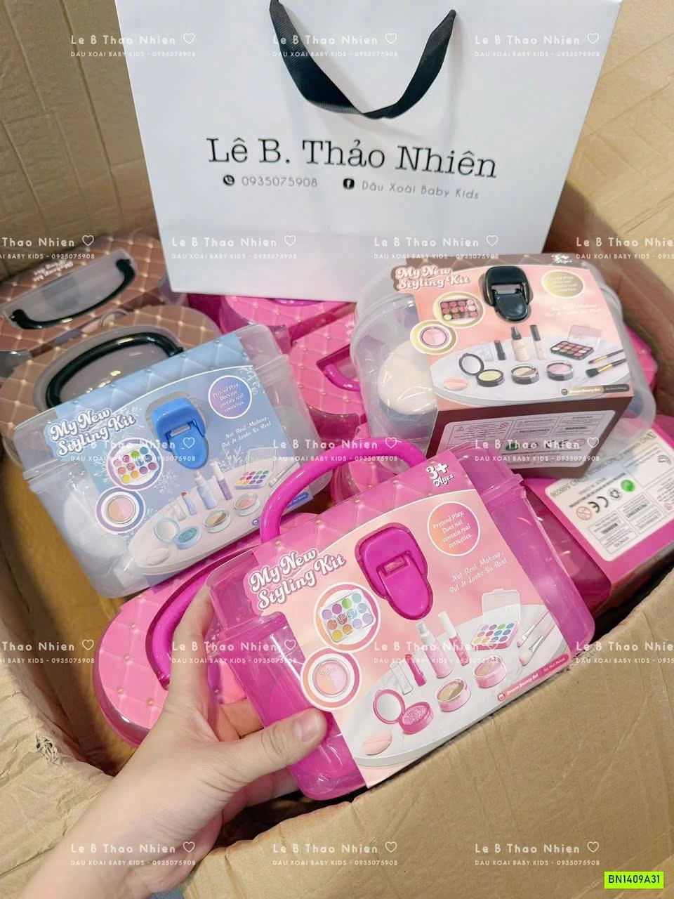 BỘ ĐỒ CHƠI TRANG ĐIỂM CHO BÉ