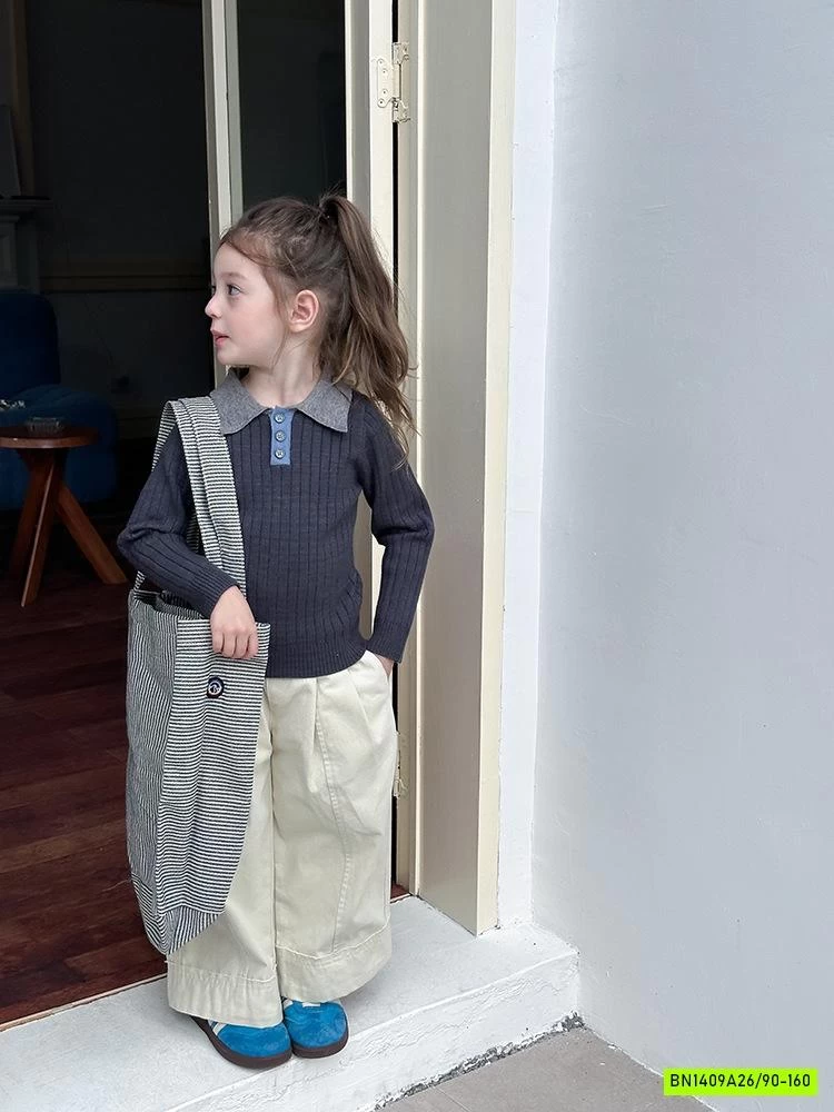 ÁO LEN POLO PHỐI MÀU CỔ 24Y162 AMBB