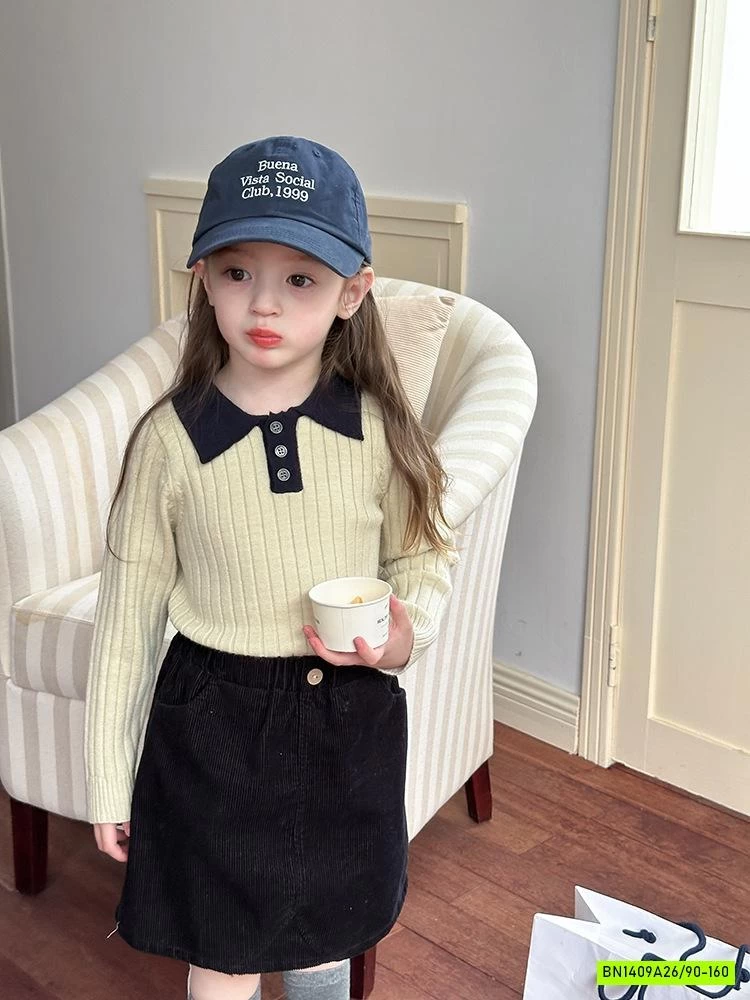 ÁO LEN POLO PHỐI MÀU CỔ 24Y162 AMBB